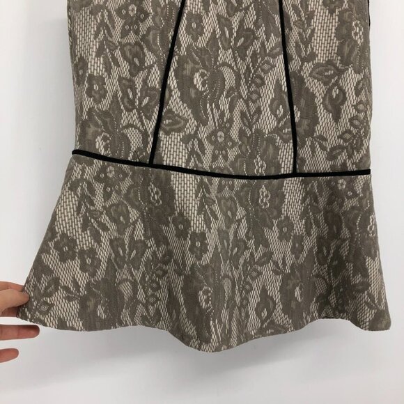 Anthropologie Weston Wear Brown lace peplum tank top xs - Picture 10 of 14